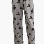 Ultra-Comfortable and Lightweight Rottweiler Pajama Pants for Men and Women.